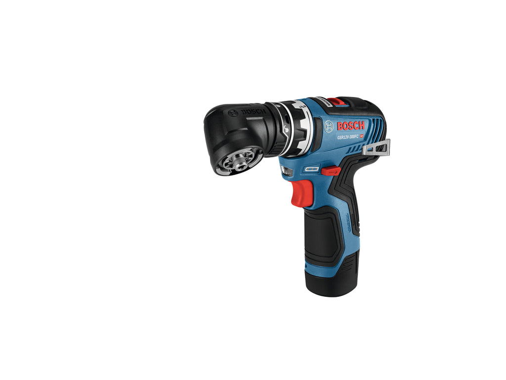 Bosch GSR12V-300FCB22 12V Max Drill/Driver with 5-In-1 Flexiclick System with (2) 2.0 Ah Batteries