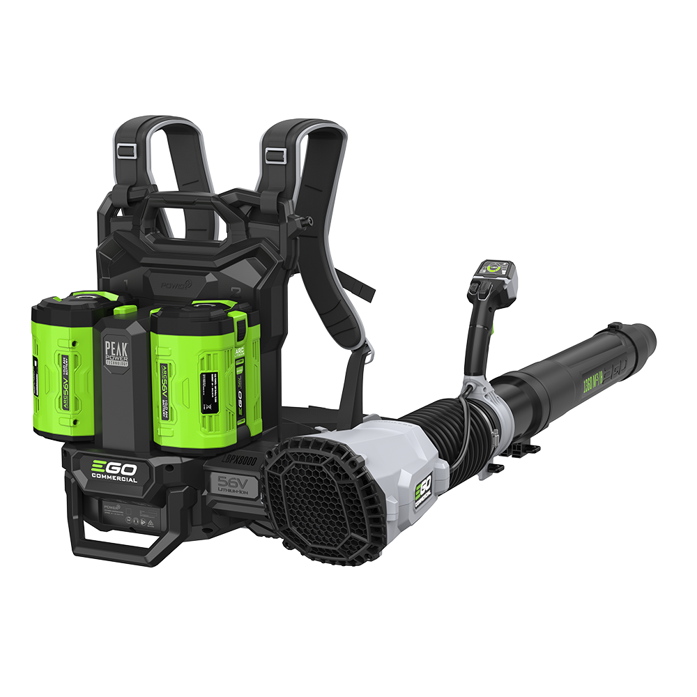 EGO Power+ LBPX8006-2 Commercial 800 CFM Backpack Blower with 2 x 10.0Ah Battery and Dual Port Charger