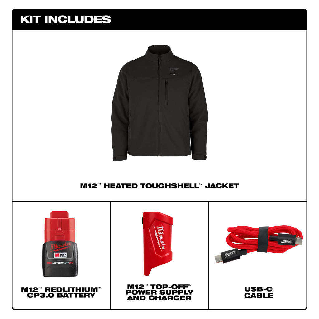 Milwaukee M12 Heated TOUGHSHELL Work Jacket – Configuration Options
