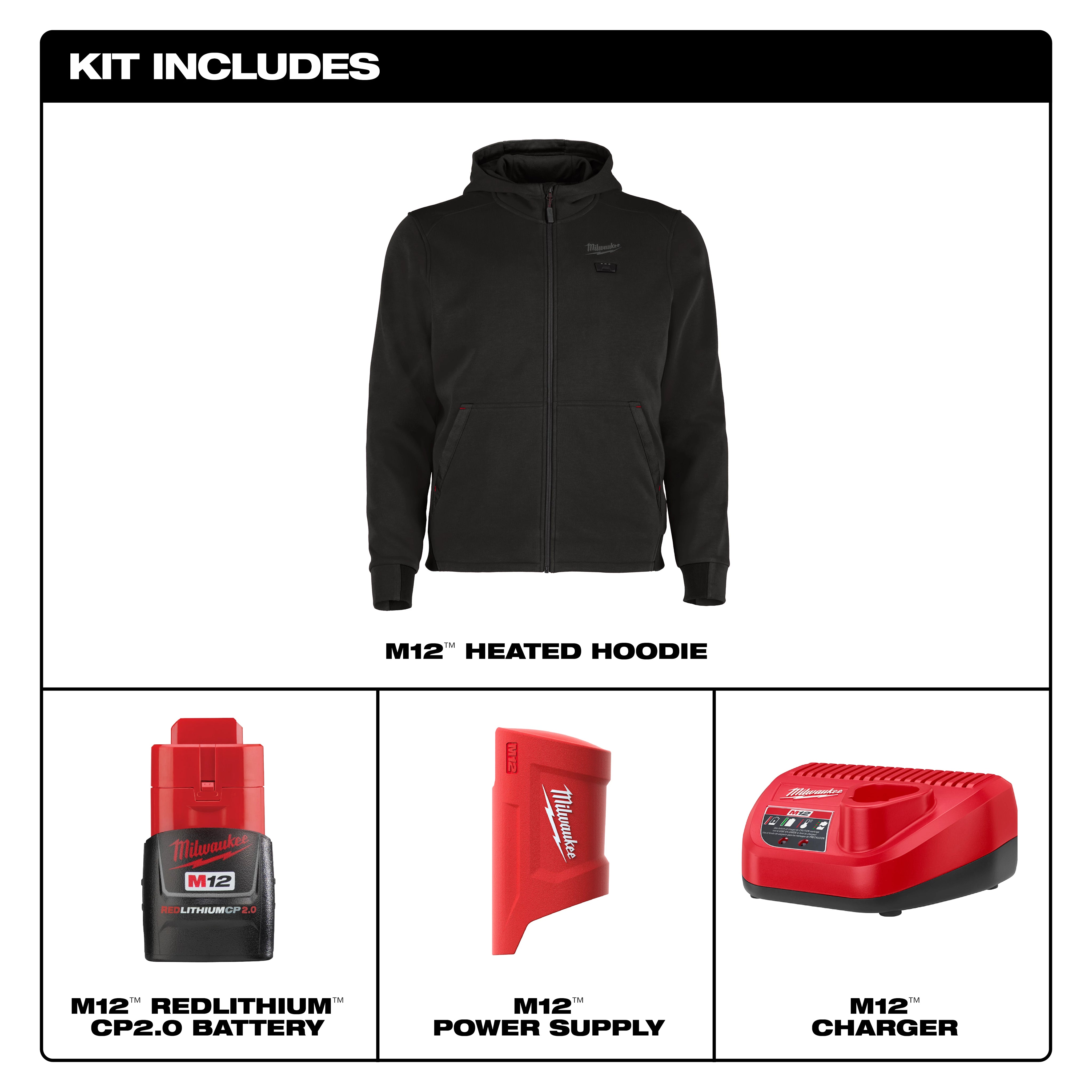 M12™ Heated Full-Zip Hoodie