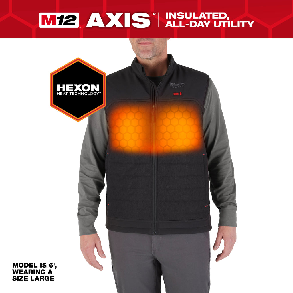 Milwaukee M12 Heated AXIS Vest – Configuration Options