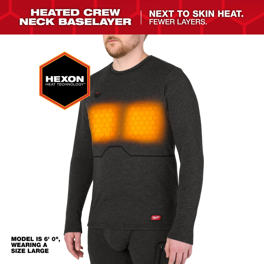 Milwaukee® Heated Merino Wool Crew Neck Baselayer