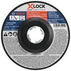 Bosch TCWX27S500 5 In. x .045 In. X-LOCK Arbor Type 27A (ISO 42) 60 Grit Fast Metal/Stainless Cutting Abrasive Wheel