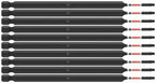 Bosch ITSQ16B 10 pc. Impact Tough 6 In. Square #1 Power Bits (Bulk Pack)