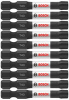 Bosch ITT402B 10 pc. Impact Tough 2 In. Torx #40 Power Bits (Bulk Pack)