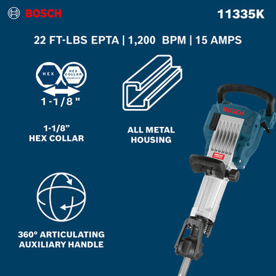 11335K 18V 1 1/8" Jack Breaker Hammer Kt