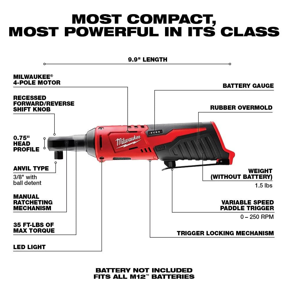 M12™ 3/8" Ratchet