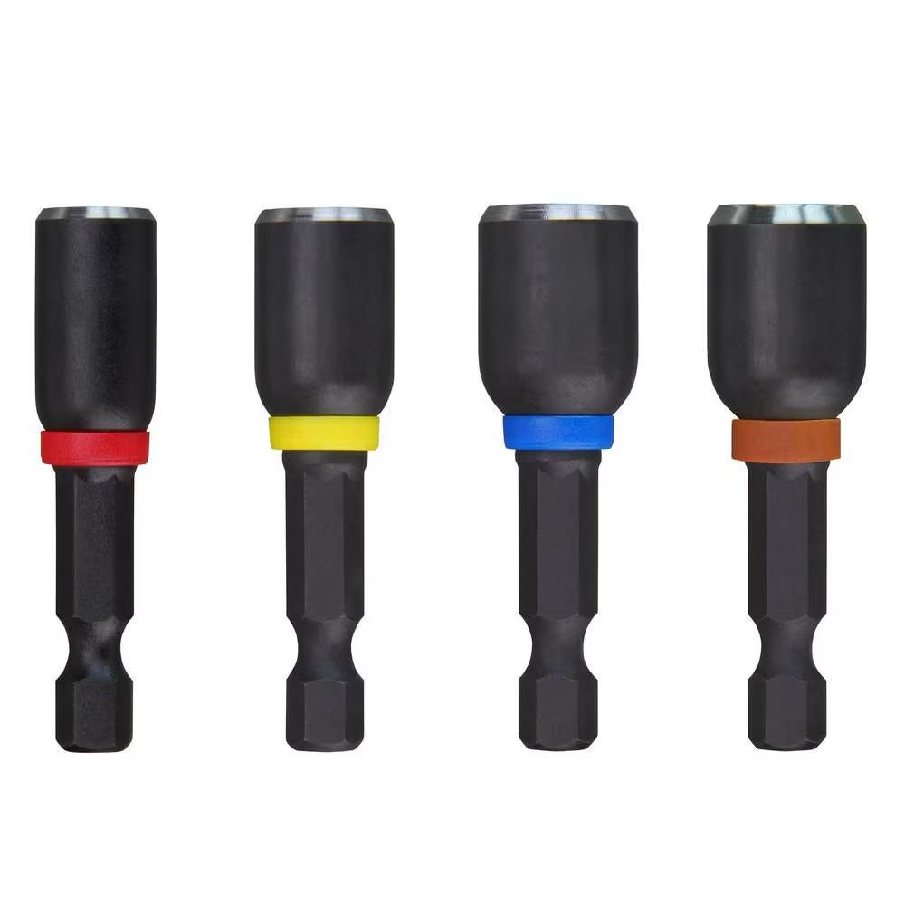 4PC 1-7/8" MAG NUT DR SET