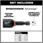 4PC 1-7/8" MAG NUT DR SET