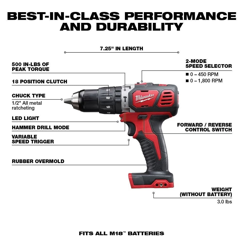 M18™ Cordless LITHIUM-ION 2-Tool Combo Kit
