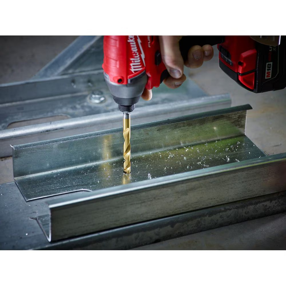 23PC SHOCKWAVE™ Impact Duty RED HELIX™ Titanium Drill Bit Set