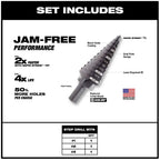 Step Drill Bit Set - 3PC