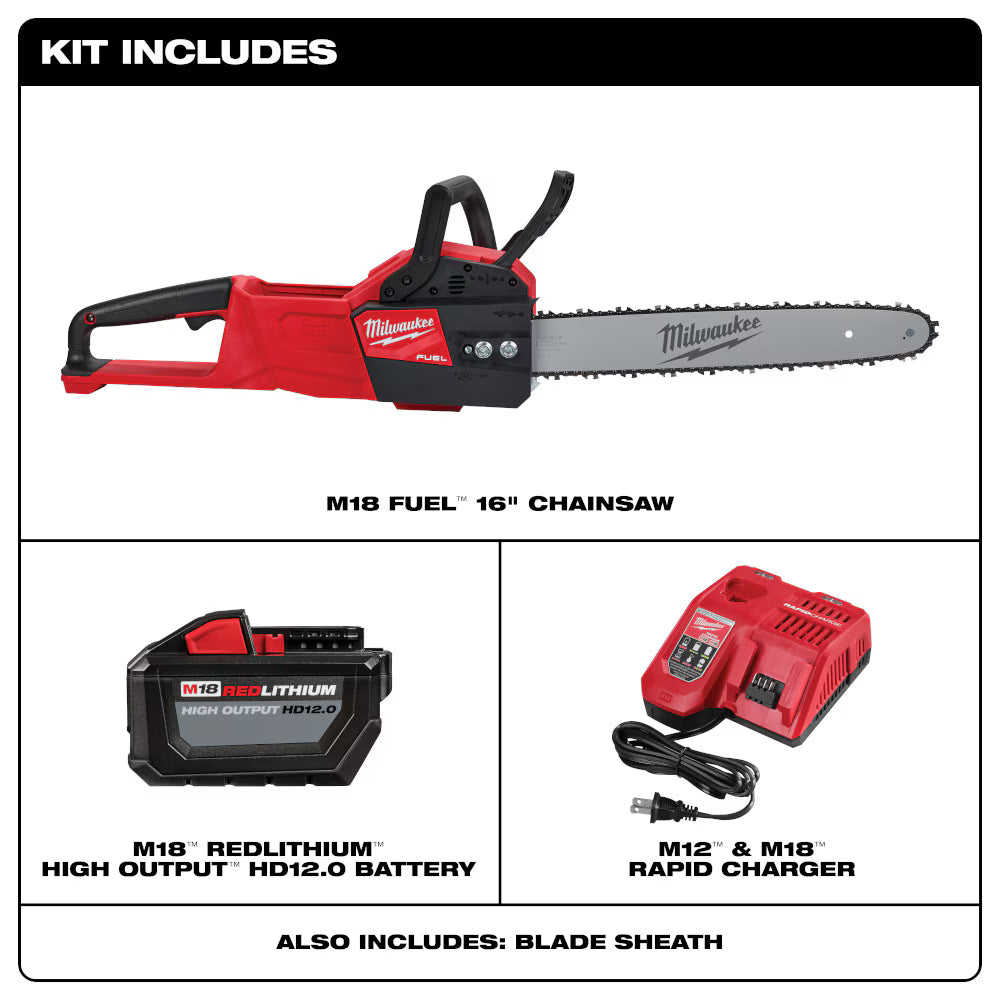 Milwaukee M18 FUEL 16" Chainsaw – Configuration Options