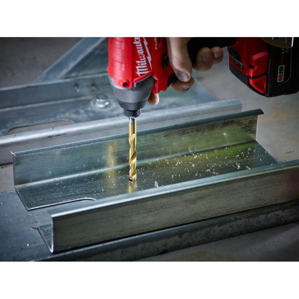 23PC SHOCKWAVE™ Impact Duty RED HELIX™ Titanium Drill Bit Set