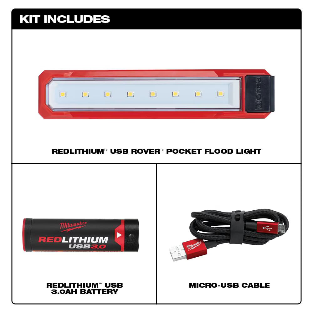 REDLITHIUM™ USB ROVER™ Pocket Flood Light