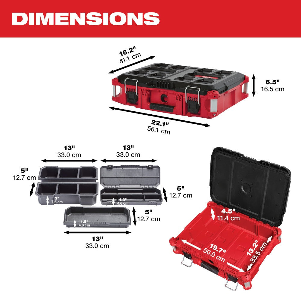 3-Piece Tool Box Packout Storage System