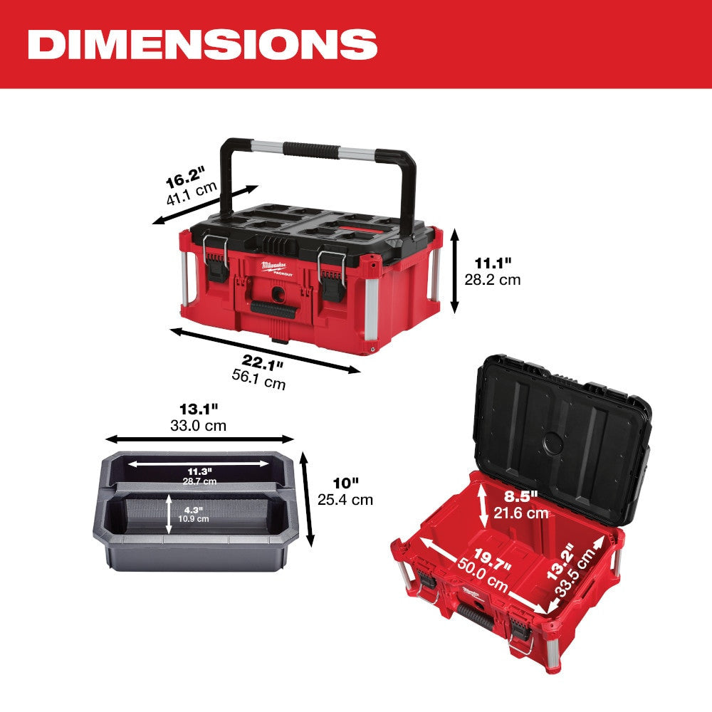 3-Piece Tool Box Packout Storage System
