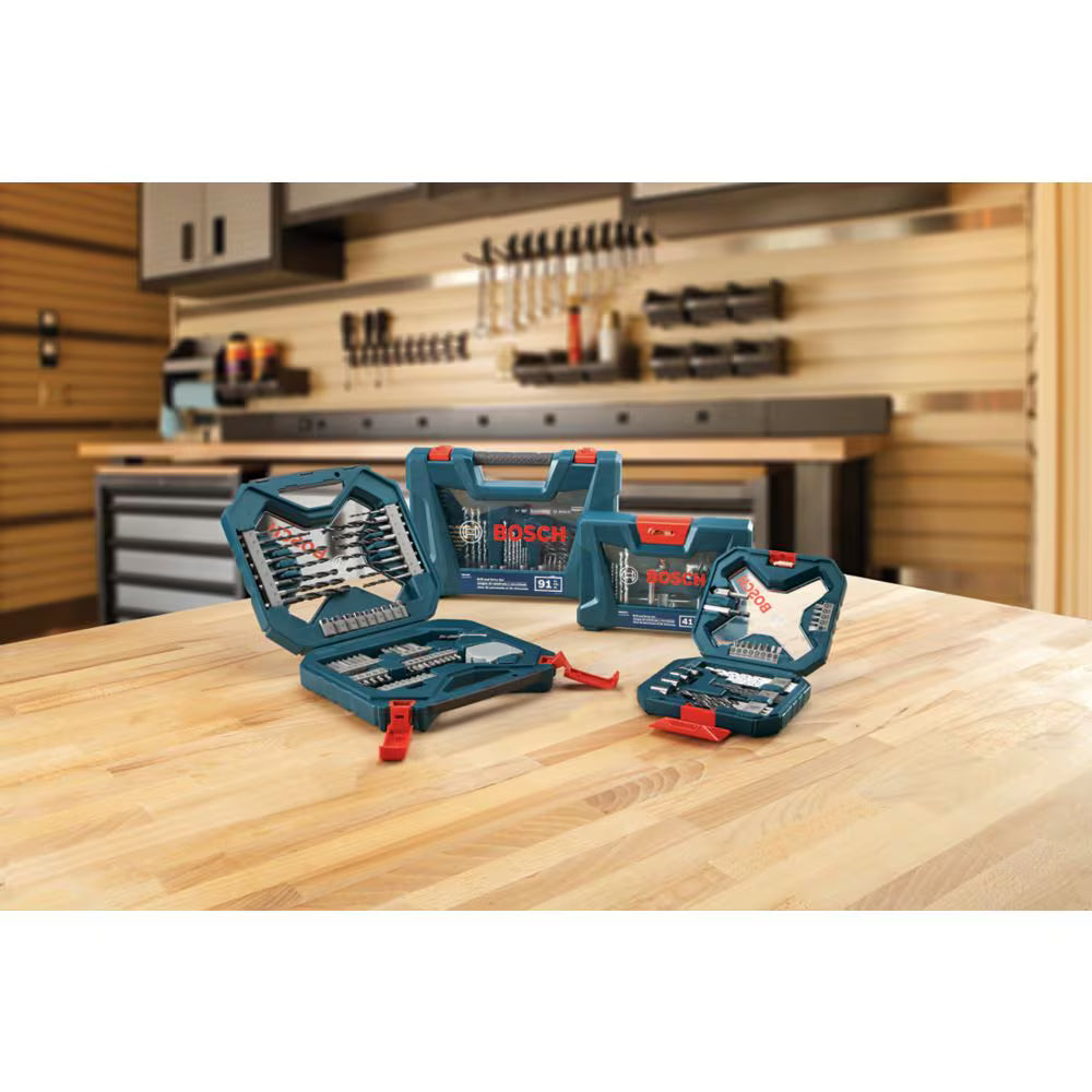 91 pc. Drilling and Driving Mixed Bit Set