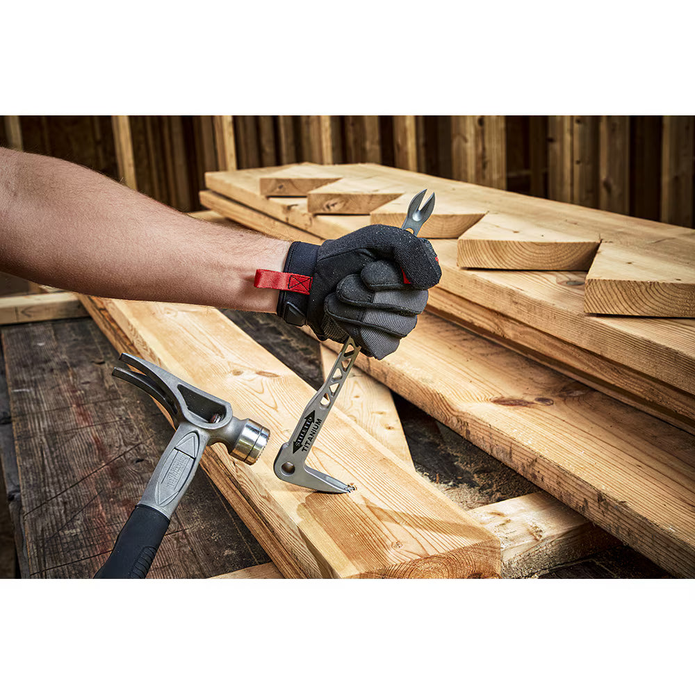 8 OZ, 12" NAIL PULLER W/DIMPLER