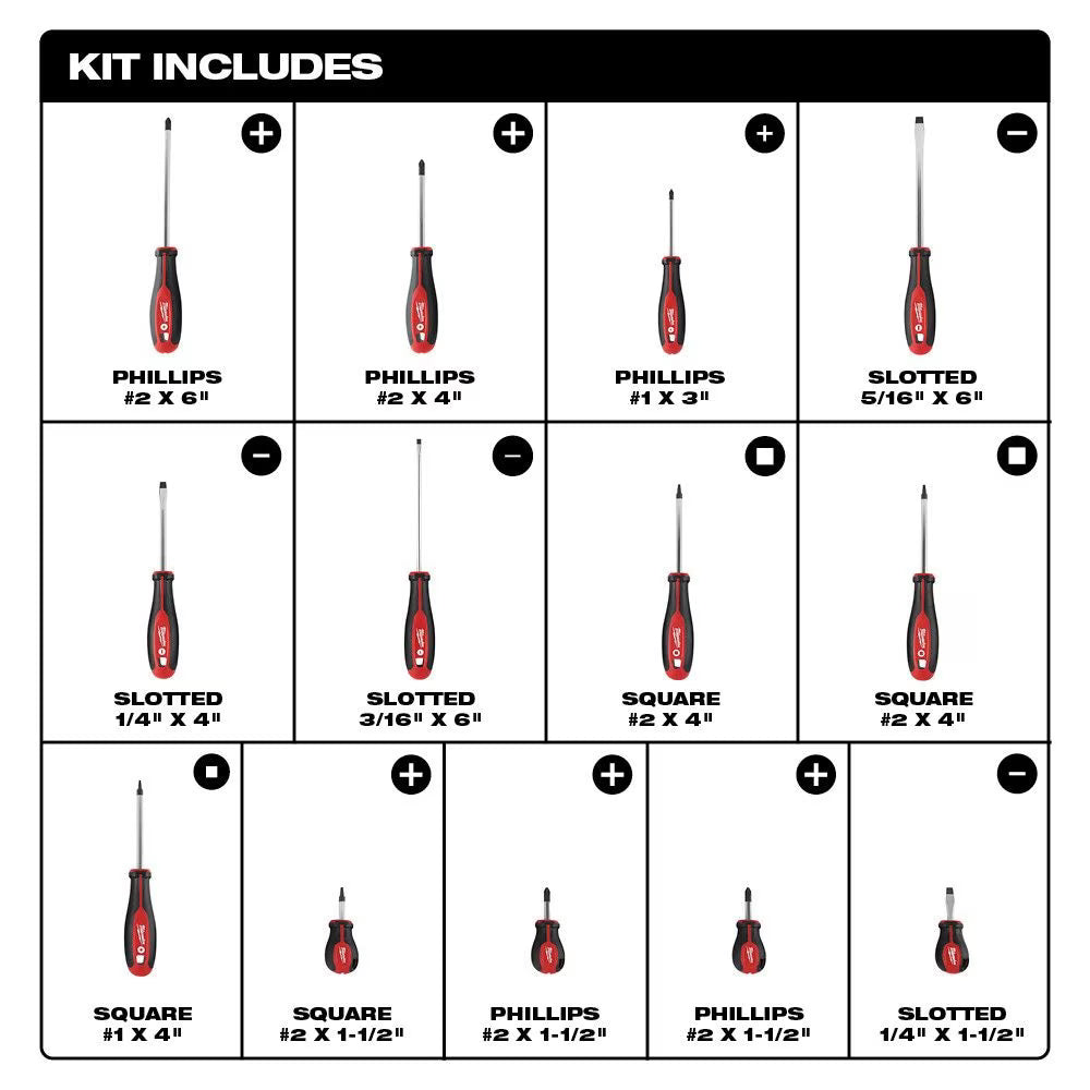 Tri-Lobe Screwdriver Kit (13-Piece)