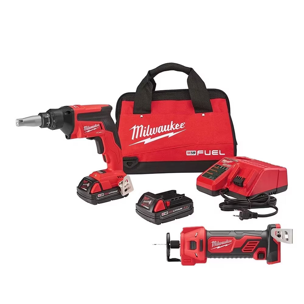 M18 FUEL™ Drywall Screw Gun Kit with Cutout Tool