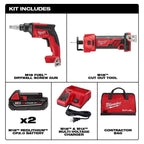 M18 FUEL™ Drywall Screw Gun Kit with Cutout Tool