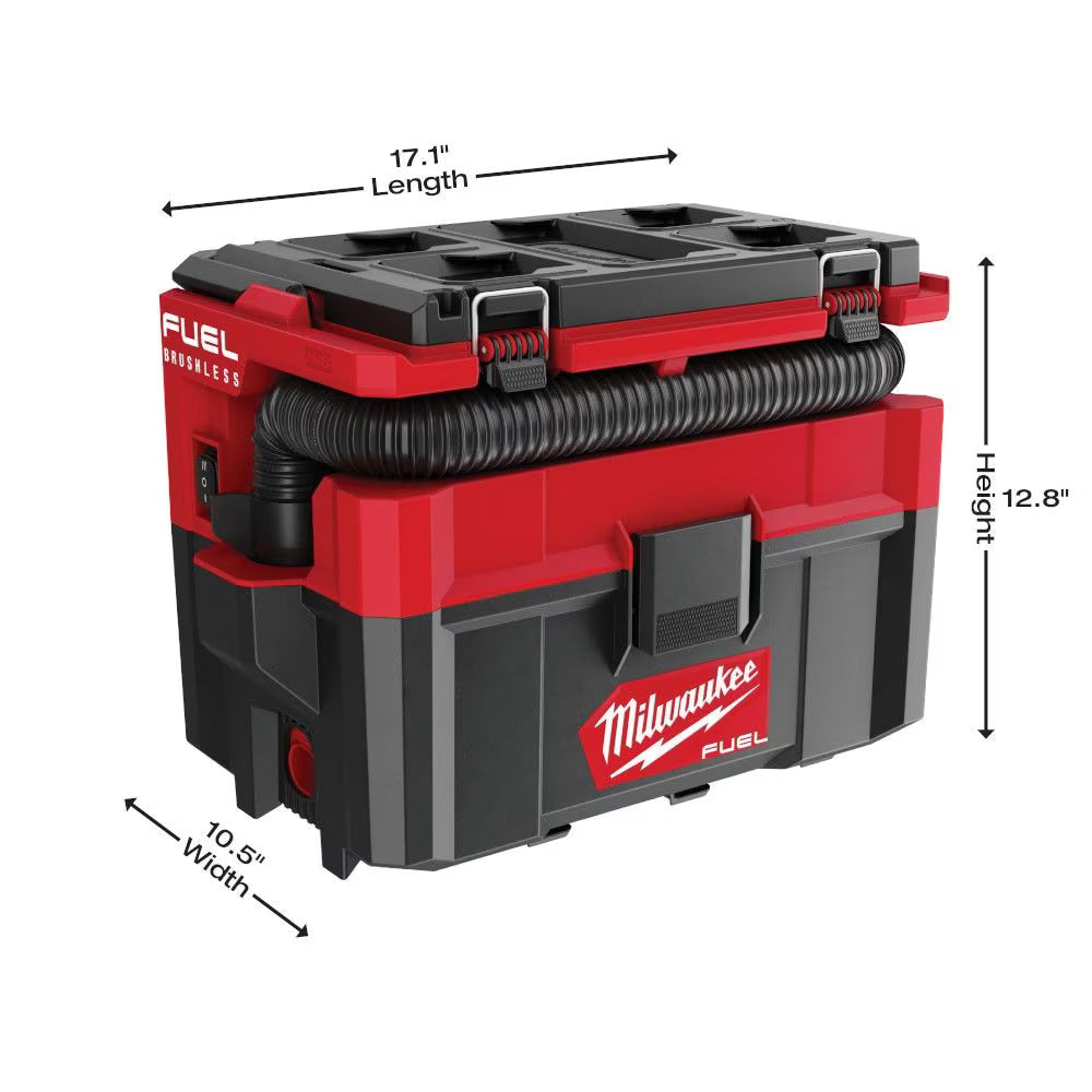 M18 FUEL™ 2.5 Gallon Wet/Dry Vacuum w/ PACKOUT™ Compatibility
