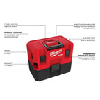 M12 FUEL™ 1.6 Gallon Wet/Dry Vacuum