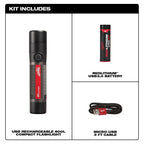 USB Rechargeable 800L Compact Flashlight