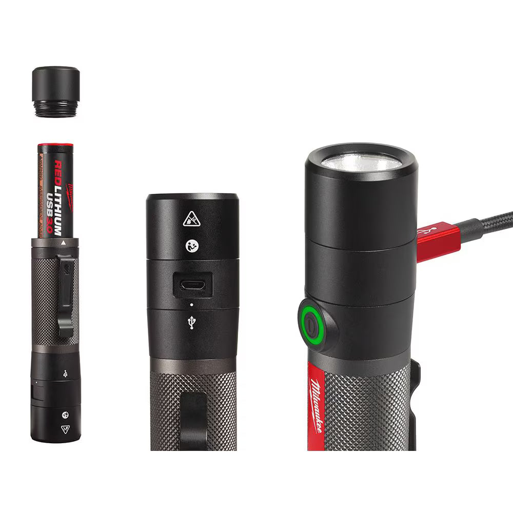 USB Rechargeable 800L Compact Flashlight