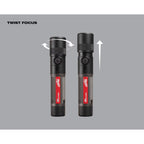 REDLITHIUM™ USB 1100L Twist Focus Flashlight