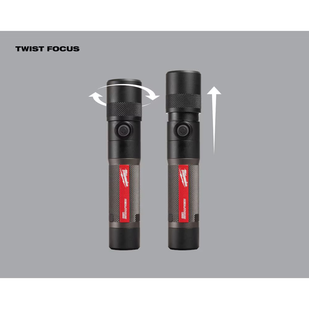 REDLITHIUM™ USB 1100L Twist Focus Flashlight