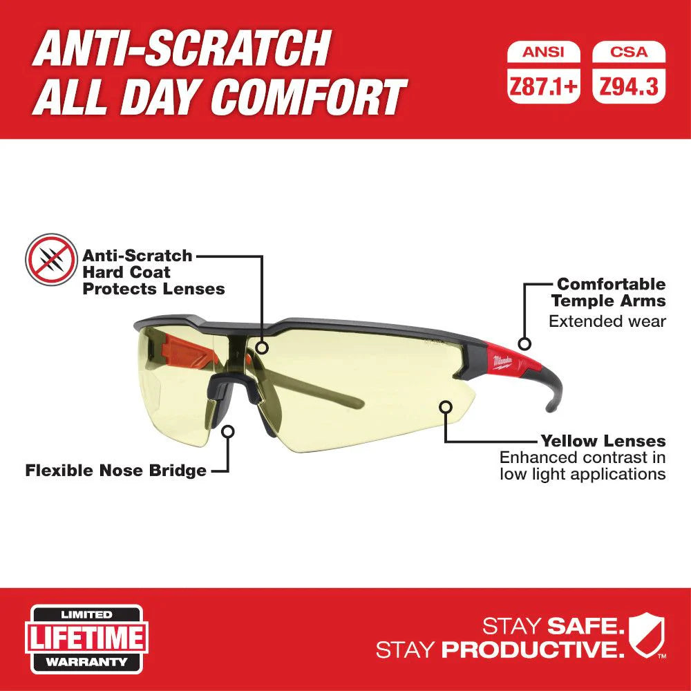 Safety Glasses - Anti-Scratch Lenses