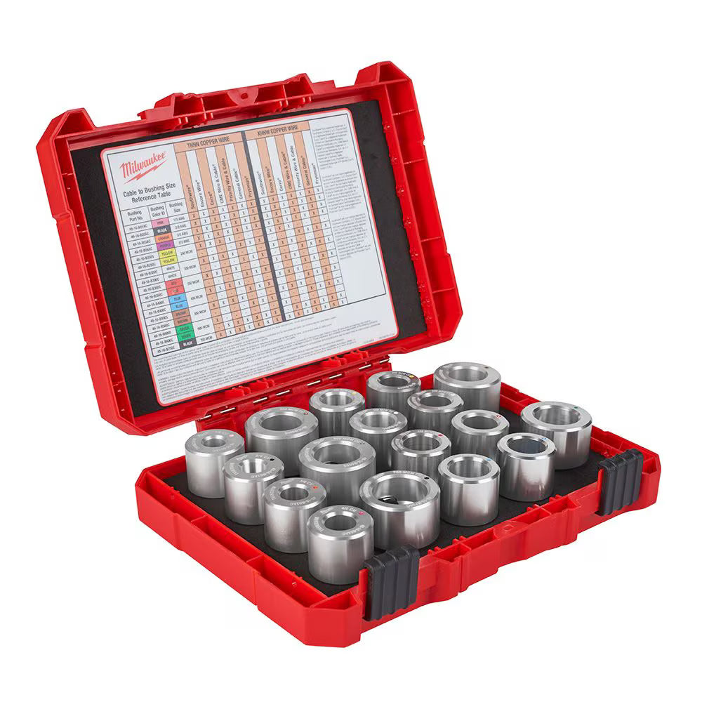 Milwaukee 1/0 AWG - 750 MCM Cu with 17 THHN / XHHW Bushings | 49-16-BKITS