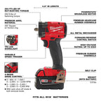 M18 FUEL™ Compact Impact Wrench and Grinder 2-Tool Combo Kit