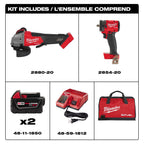M18 FUEL™ Compact Impact Wrench and Grinder 2-Tool Combo Kit
