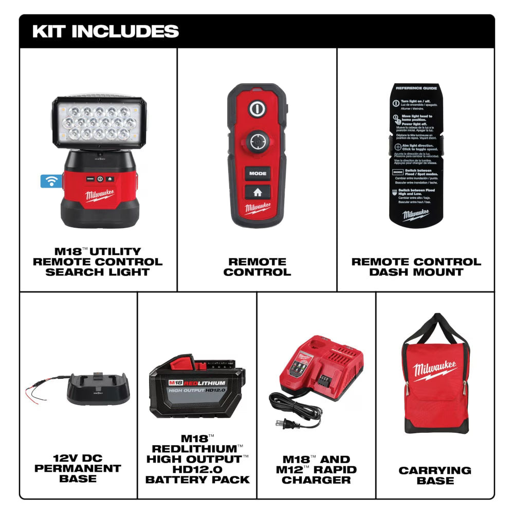 Utility Remote Control Search Light