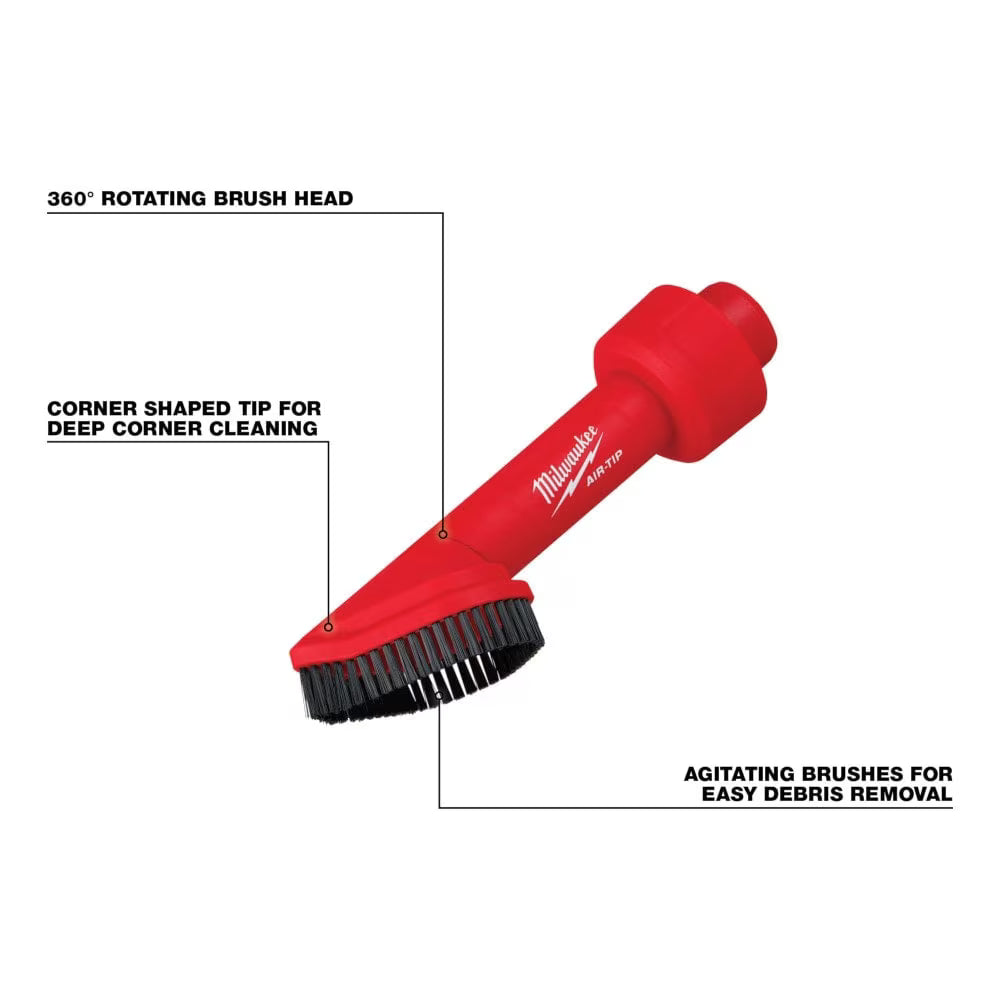 Milwaukee AIR-TIP Rotating Corner Brush Tool | 49-90-2021