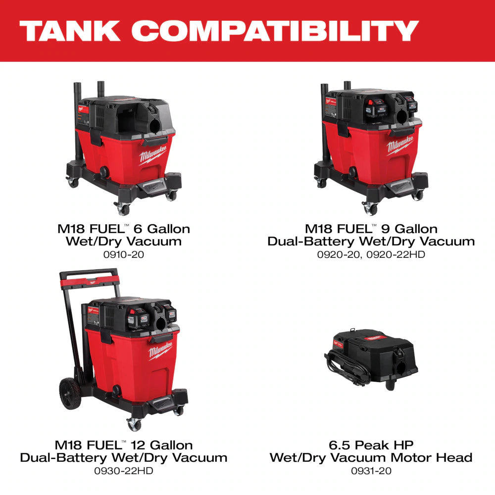 NEXUS™ 6 Gallon Wet/Dry Vacuum Tank