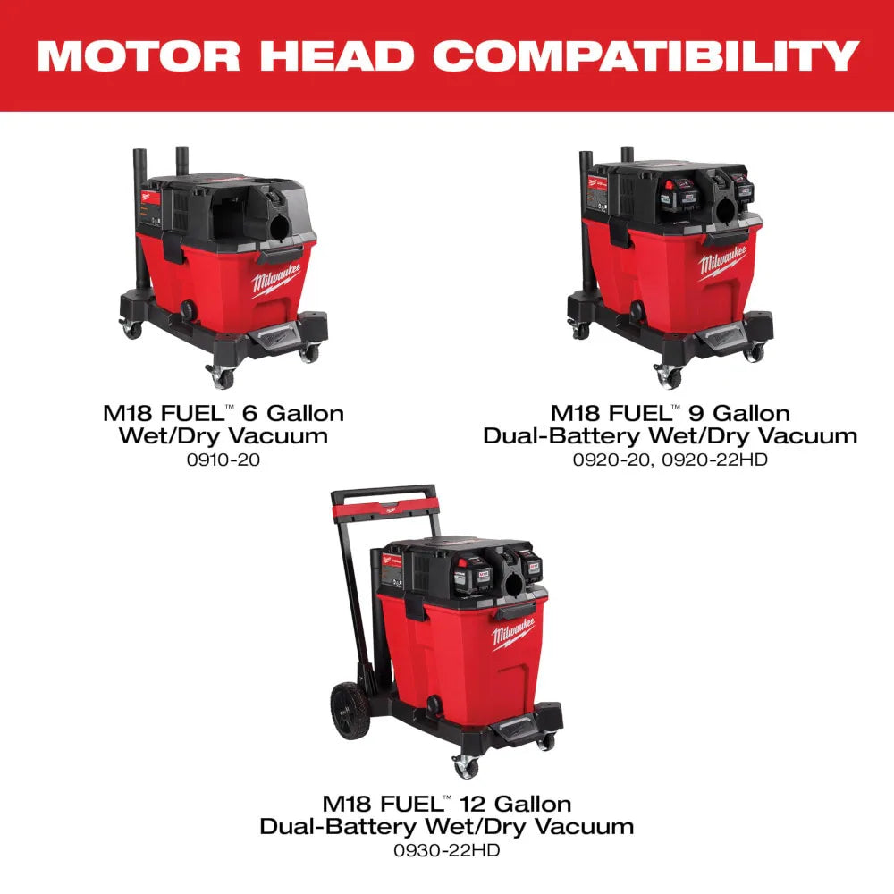 NEXUS™ 6.5 Peak HP Wet/Dry Vacuum Motor Head