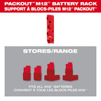 Milwaukee PACKOUT M12 Battery Rack | 48-22-8338