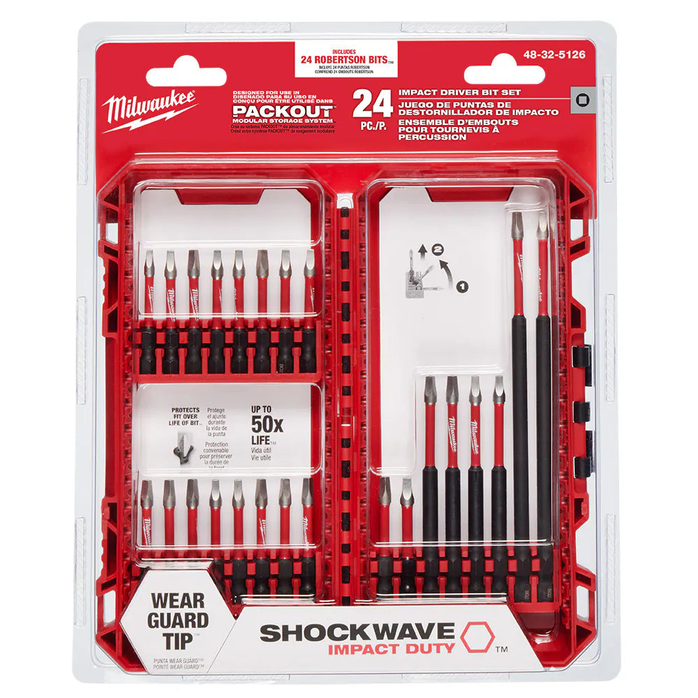 SHOCKWAVE Impact Duty Driver Bit Set (24-Piece)