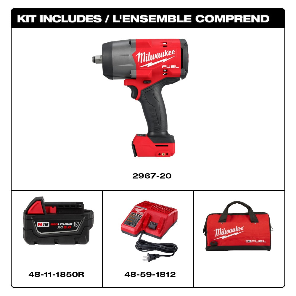 M18 FUEL™ 1/2" High Torque Impact Wrench w/ Friction Ring