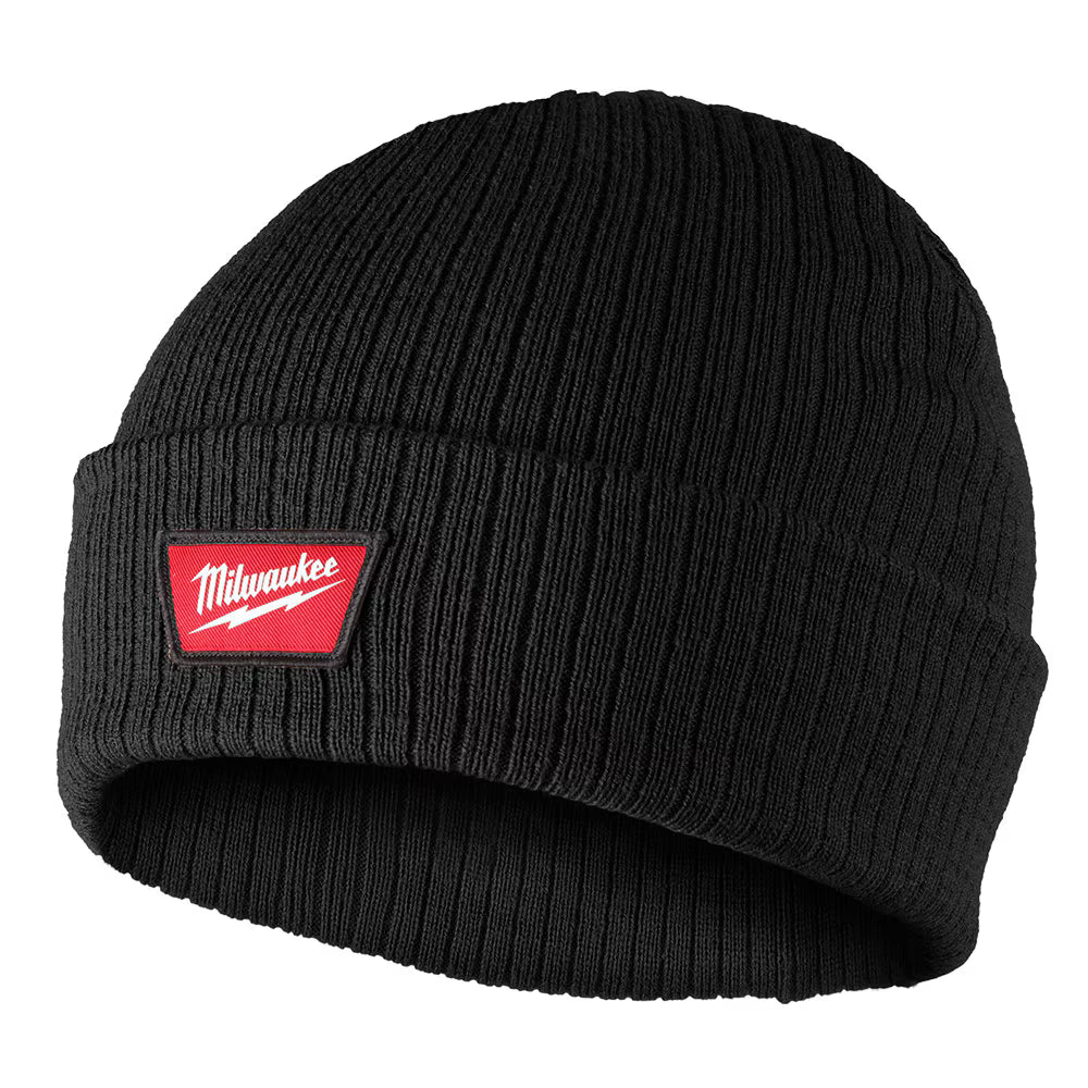 Rib-Knit Cuffed Beanie