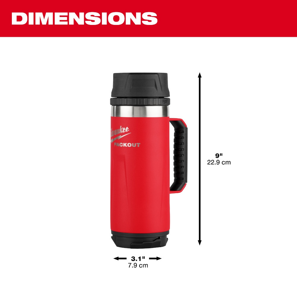 PACKOUT™ 18oz Insulated Mug with Sip Lid - Red