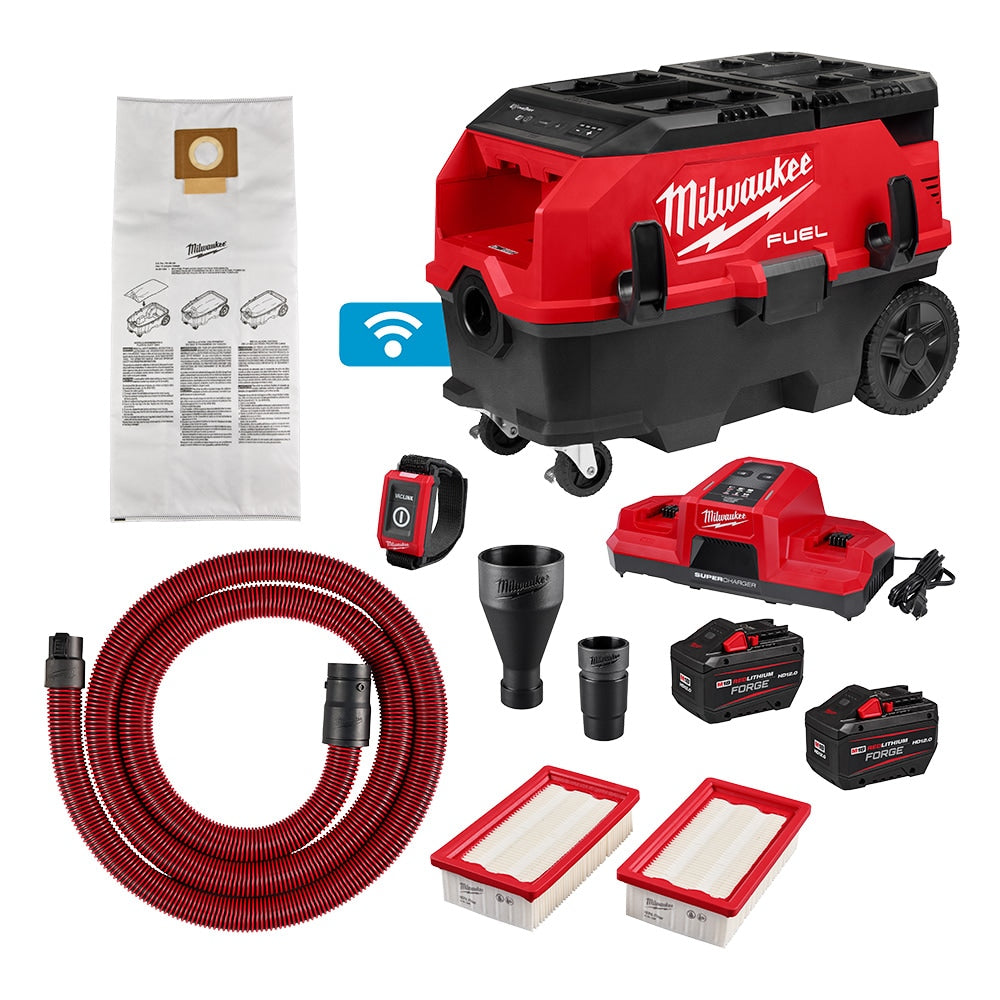 M18 FUEL™ 9 Gallon Dual Battery Dust Extractor w/ PACKOUT™ Compatibility and VACLINK™