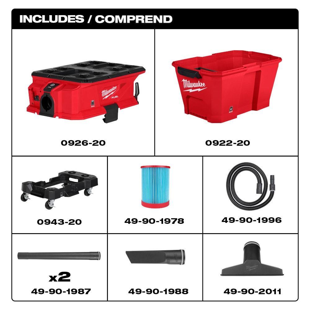 M18 FUEL™ NEXUS™ 6 Gallon Wet/Dry Vacuum w/ PACKOUT™ Compatibility