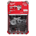 Milwaukee 12-Piece QUIK LOK HOLE DOZER Bi-Metal Kit with PACKOUT Compact Organizer | 49-22-4702
