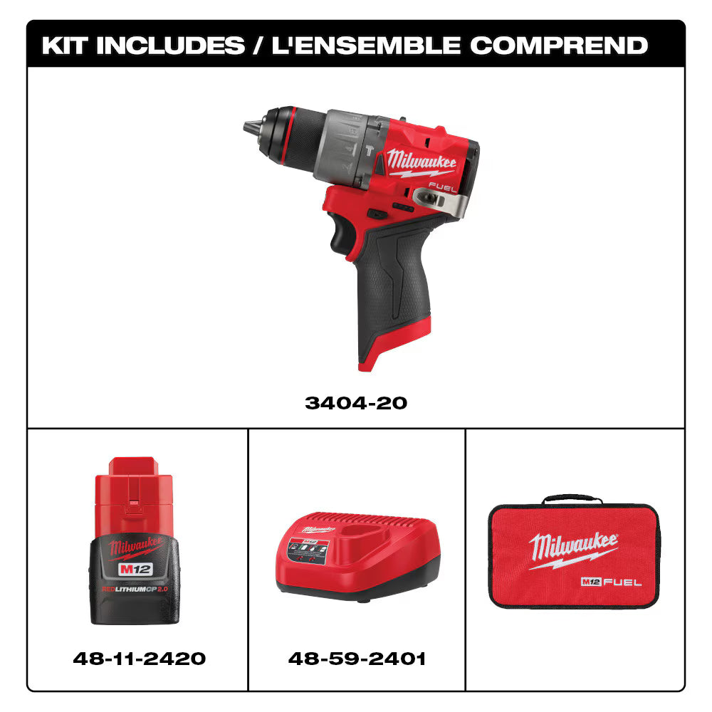 M12 FUEL™ 1/2" Hammer Drill/Driver