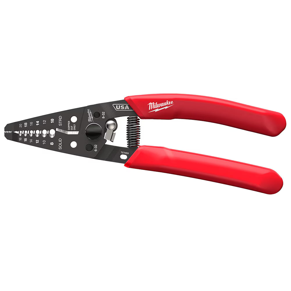 8-20 AWG Dipped Grip Wire Stripper & Cutter